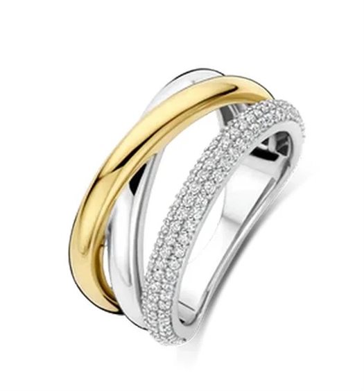 Ring Ti Sento Milano Woman in Silver Zircone 12422ZY/54 - 12422ZY/54